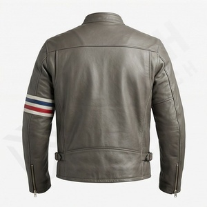 แจ็คเก็ตหนังแท้ ไซส์ใหญ่ ยูนิเซ็กซ์ หนังแกะแท้ หนังเทียม รุ่นใหม่ล่าสุด ดีไซน์ทันสมัย รับทำโลโก้ตามสั่ง สีตามสั่ง - Product Image 2