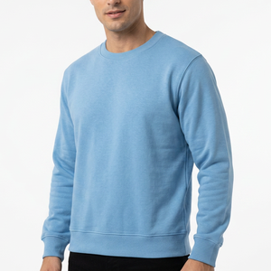 Sweat-shirt à col rond pour homme de qualité supérieure, 400 GSM, en molleton de coton lourd, fabricant de vêtements OEM en gros, usine d'exportation de Sialkot, vêtements de travail - Product Image 1