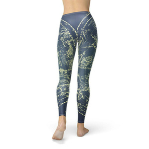Leggings de sublimación personalizados para mujer, de material suave de la mejor calidad, en tendencia, para fitness y entrenamiento. - Product Image 5