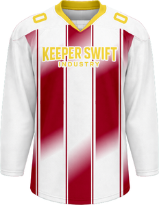 Maillot de hockey sur glace 100 % polyester, taille adulte, maillot d'entraînement, couleur unie, maillot de hockey sur glace pour équipe sportive - Product Image 2