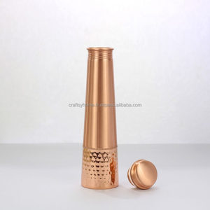 Craftsy Home Botella de agua de cobre de alta calidad 900ml Estilo clásico Ecológico Impresión personalizada Gimnasio Fitness Drinkware Tapa al por mayor - Product Image 2