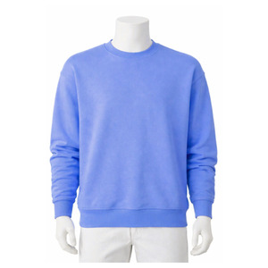 เสื้อฮู้ดซิปผู้ชายสำหรับฤดูใบไม้ร่วง ผ้าฝ้าย 100% ระบายอากาศได้ดี แขนยาว คอกลม ทรงโอเวอร์ไซส์ พิมพ์ลายพัฟฟ์ แบบสั่งทำได้ - Product Image 3