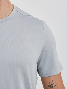 Camiseta de algodón personalizada al por mayor, de 240 gramos, holgada, recta, con logotipo personalizado, informal, para hombre. - Product Image 4