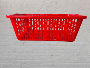 Rectangular Plastic Tray 100% Virgin PP 47x31,5x16 cm Basket for Agriculture Fruits <b>Vegetable</b> PP Plastic Stacked Basket - Product Image 5