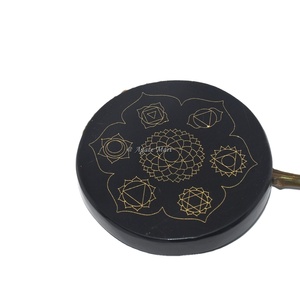 Nouvelle arrivée cristal d'agate naturelle sculpté sous-verre du zodiaque noir sur étoile d'agate gravé guérison spirituelle pierre semi-précieuse artisanat - Product Image 6