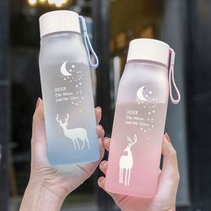 Cartoon-Printed Outdoor Festival Water Cup Plastic <b>Large</b>-Capacity Water Bottle Travel <b>Mug</b> - Product Image 4