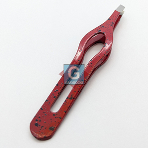 Pinzas para Extensión de Pestañas, Aplicador de Pestañas Postizas en Color Rojo - Product Image 3