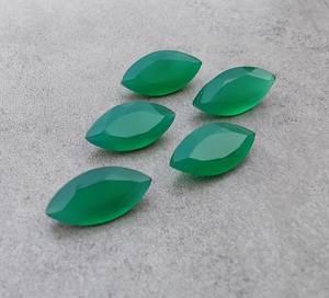 Ónix Verde Marquise, Gema Calibrada con Corte Facetado, Piedra Suelta para Joyería, Anillos, Colgantes y Suministros de Artesanía - Product Image 2