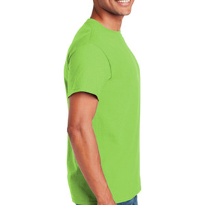 Fabricants de t-shirts OEM, t-shirts personnalisés pour hommes en coton 100% avec logo sur le devant, manches courtes, col rond, décontractés, respirants, à séchage rapide, pour le fitness - Product Image 4
