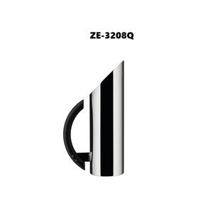 Carafe à eau bohème en laiton antique, style ethnique indien, pichet de table en cristal noir mat, design pour la maison et le bureau - Product Image 3