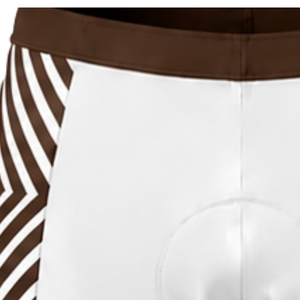 White Chocolate Brown Padded <b>Cycling</b> <b>Shorts</b> Breathable Quick Dry Stretch Road Bike Racing Training Performance Bicycle Sports - Product Image 3