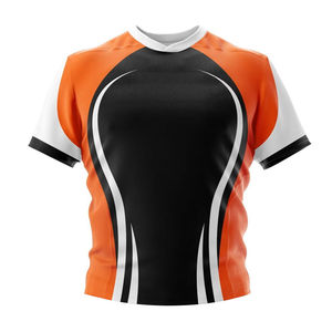 Maillot de rugby d'hiver unisexe respirant de qualité supérieure, ensembles d'uniformes sportifs personnalisés en polyester pour équipes, impression par sublimation, vente chaude - Product Image 4