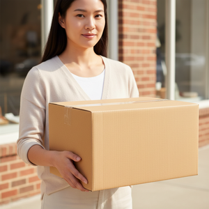 Caja de Cartón Corrugado con Revestimiento de Kraft Reciclable, Doble Pared, 29*17*19cm, Personalizable al por Mayor, para Envío de Polvo Suelto, Vietnam - Product Image 3