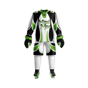 Best Sale Men's Ice Hockey Uniforms Customized Design Latest Set Handmade in Pakistan Cheap Ice Hockey Uniform High Quality - Product Image 1