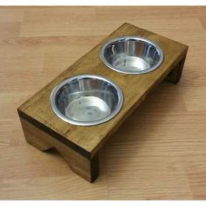 OEM Wooden <b>Dog</b> Feeding <b>Bowl</b> Promotional Pet Product Export Supplier - Product Image 1