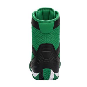 Zapatillas de Boxeo Kelly Green de Caña Alta para Hombre, Calzado para Entrenamiento en el Ring, Sparring, Soporte de Tobillo, Doble Costura - Product Image 3