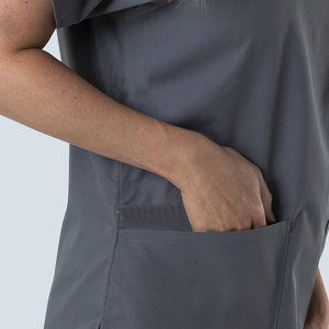 Ensemble de blouses médicales unisexes à col en V, uniforme de soins de santé, tenue de travail d'hôpital, coton tissé, nouvelle arrivée pour hommes - Product Image 3