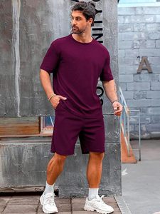 Ensemble t-shirt et short pour homme Vogaan |   Ensemble de pyjama haut et short |   Vêtements de nuit pour hommes - Product Image 3
