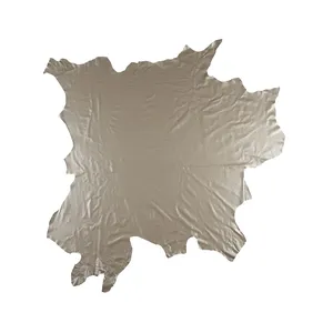 Cuir Aniline Champagne Luxueux et Souple de Qualité Supérieure, Idéal pour les Idées de Décoration Intérieure Élégante et les Accessoires de Design Intérieur - Product Image 1