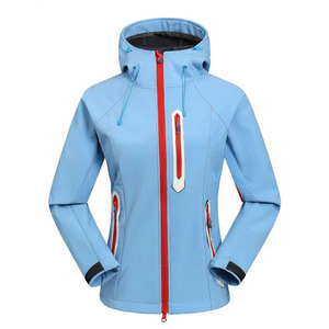 Chaqueta de Esquí y Snowboard para Mujer, Impermeable, Cortavientos, Morado, Negro, Rojo, Naranja, Azul, Blanco, Forro Polar, con Capucha, Softshell - Product Image 3