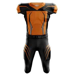 Uniforme de Fútbol Americano Personalizado con Mangas Cortas y Opción de Talla Grande, Alta Calidad, 100% Poliéster, Logotipo Personalizado - Product Image 4