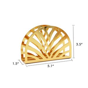 Luxury Classic Metal Modern Napkin Stand & Paper Holder <b>Caddy</b> for <b>Table</b> - Product Image 2