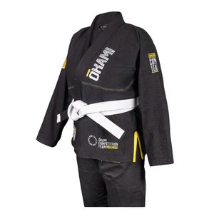 Kimono de Jiu Jitsu Ligero y Duradero, Listo para la Competencia, con Logotipo Personalizado, Uniforme de Artes Marciales BJJ Gi con Característica Elástica, 100% Algodón - Product Image 2