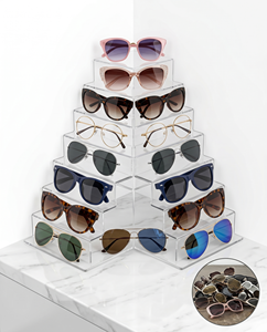 Expositor de Lujo para Gafas de Sol, Vitrina Acrílica para Gafas, Mueble de Exhibición para Ópticas, Expositor de Pie Independiente - Product Image 4