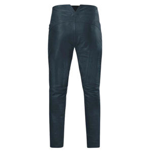 Pantalon en cuir bavarois personnalisé de haute qualité pour hommes, style urbain, coupe droite, imperméable, collection hiver 2026 – Vente en gros - Product Image 2