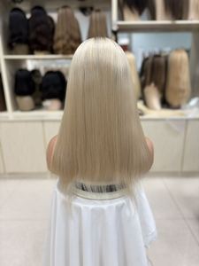 Perruque frontale en dentelle suisse HD en cheveux humains vierges, sans colle, transparente et respirante, avec bonnet, pour un look naturel, taille petite/moyenne, vente en gros - Product Image 3