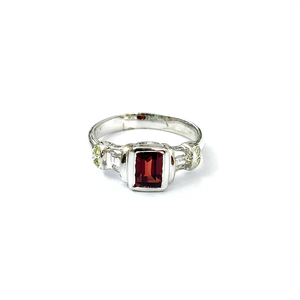 <b>Garnet</b> Fashion <b>Ring</b> (3.0 Grams) - Product Image 2
