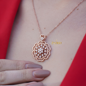 Pendentif en diamant de laboratoire avec chaîne en or 14K/18K, idéal pour les fiançailles et les soirées, au design élégant et durable, luxe moderne pour le quotidien - Product Image 5