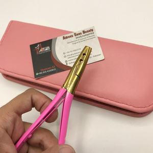 Hot <b>Pink</b> Gold Sustainable Stainless Steel Hair Extension <b>Tool</b> <b>Kit</b> Custom Logo Wholesale Includes Removal Beads Pliers - Product Image 6