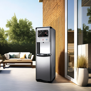 Distributeur d'eau électrique autonome à chargement par le bas, en acier inoxydable, haute capacité, 3 températures, pour usage extérieur et hôtelier, marque Taiwan Buder - Product Image 1