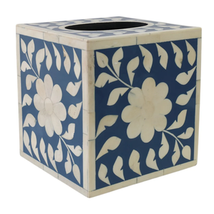 Caja de pañuelos con incrustaciones de hueso de nuevo diseño, decorativa y de almacenamiento, color naranja. - Product Image 5