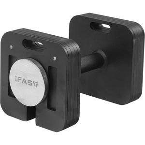 Manubrio Singolo Regolabile da 90 LB (40,8 kg) Quadrato da 50 LB (22,7 kg) con Pesi Liberi 9 in 1 a Sgancio Rapido e Opzioni Multipeso - Product Image 1