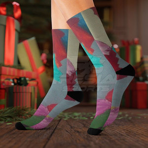Chaussettes de sport pour hommes, respirantes, en tricot extensible, anti-humidité, pour la course à pied, la gym, l'entraînement et les activités quotidiennes - Product Image 4