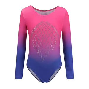Leotardo de Danza con Pedrería para Niñas, Traje de Ballet Infantil, Elástico, Brillante, para Presentaciones y Competencias, Venta al Por Mayor - Product Image 3
