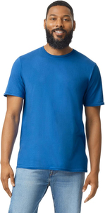 T-shirt basique pour homme, col rond, coupe ample, mélange de coton, décontracté, extensible, respirant, imprimé devant, séchage rapide, anti-boulochage, été - Product Image 2