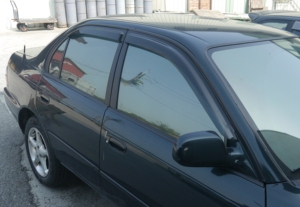 Pare-soleil de fenêtre de voiture HIC, pare-pluie en PMMA, ajustement parfait pour Toyota Corolla (AE100) 4 portes 1993-1997 - Product Image 2
