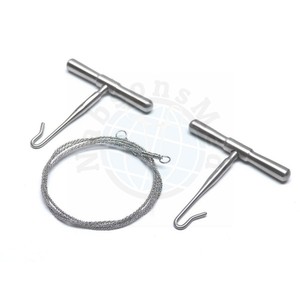 เครื่องมือผ่าตัดตัดกระดูก NABSONS MED Gigli Saw Wire สแตนเลสสตีล สำหรับงานนิติเวช ใช้งานด้วยมือ ทนทาน ใช้ซ้ำได้ ระดับ Class I - Product Image 5