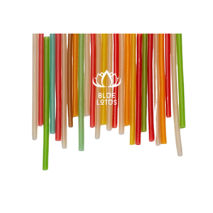 Pajitas de Harina de Arroz Ecológicas, Seguras y Limpias, Material Superior 2026, Pajitas Comestibles 100% Vegetales, Ideales para Bebidas Frías y Calientes, en Oferta - Product Image 1