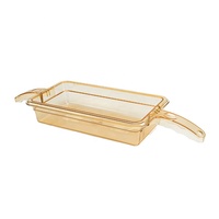 Plat de cuisson PPSU haute température résistant, pour buffet commercial, KFC, transparent, compatible micro-ondes, récipient spécial pour aliments chauds