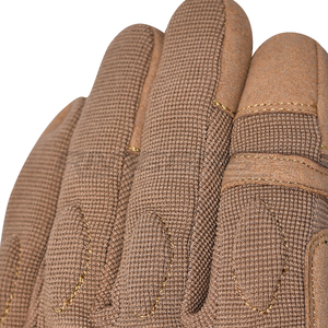 Tan Tactical <b>Gloves</b> Reinforced Knuckle Protective Grip OEM Customization Durable Outdoor Safety Gear Hunting <b>Gloves</b> For Men - Product Image 4