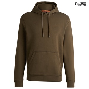 Sweat à capuche pour homme en coton et élasthanne de haute qualité, coupe classique, doublé, respirant, style streetwear, en molleton épais et lourd, vente en gros - Product Image 4