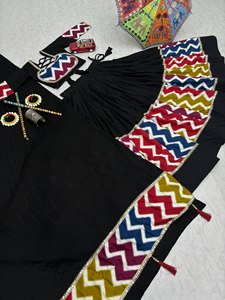 Ensemble élégant de lehenga en coton pour femme avec choli entièrement cousu, jupe évasée à support en toile et dupatta - Product Image 4