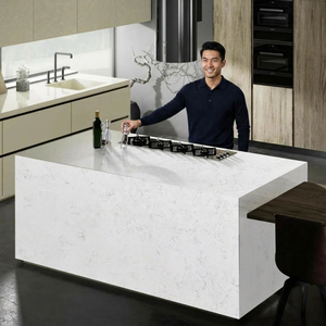 Carreau de porcelaine poli Carrara Supremo 1600x3200x12mm dalle brillante en marbre blanc pour piscine extérieure salle à manger sous-sol jardin - Product Image 6