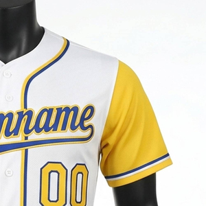 Maillot de baseball de qualité supérieure fabriqué au Pakistan, 100% polyester, manches courtes, respirant, séchage rapide, unisexe, adulte - Product Image 5