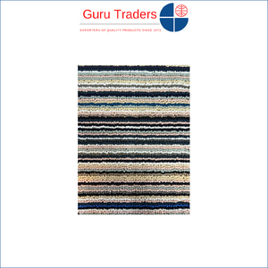 Custom Color & Size Possible for Top Notch Quality Rectangle Shape Multicolour Running Wires Chindi Door Mats for Home Entrance - Product Image 4