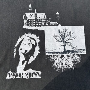 T-shirt Homme Oversize Col V 100% Coton Épais Anti-Plis Écologique Séchage Rapide avec Logo Sérigraphié OEM Rétro - Product Image 6